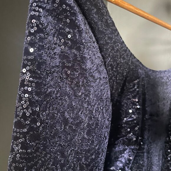 Holiday Velvet & Sequin Cocktail Dresses - Picture 5 of 7